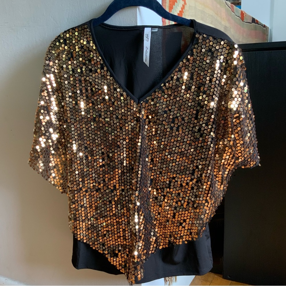 Party sequin top